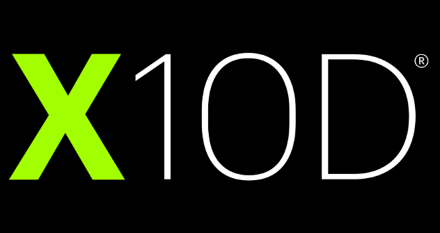 x10d schoenen logo